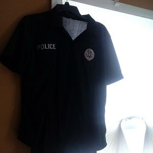 Police officer halloween sexy top. Sale😀⭐🌠